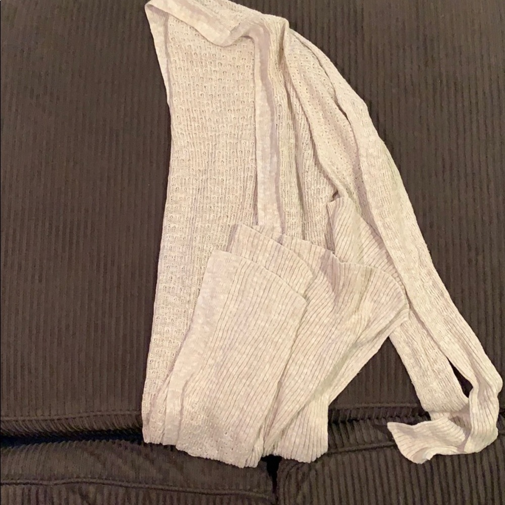 Long hollister oatmeal sweater